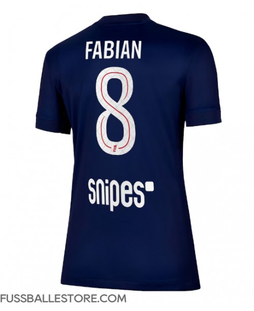 Günstige Paris Saint-Germain Fabian Ruiz #8 Heimtrikot Damen 2025-26 Kurzarm Günstige Paris Saint-Germain Fabian Ruiz #8 Heimtrikot Damen 2025-26 Kurzarm